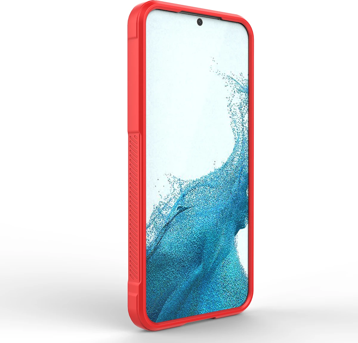 Mbështjellës Hurtel Magic Shield Case për Samsung Galaxy S23+, i kuq