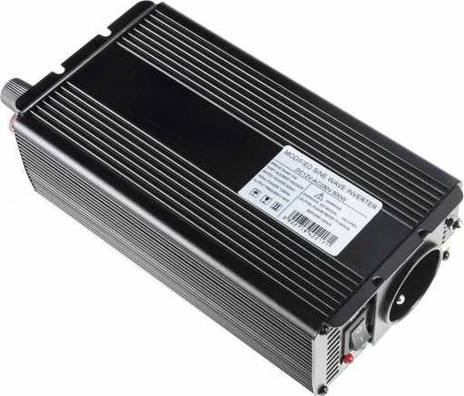 Inverter rryme Green Cell 12V në 230V 500W/1000W, i zi