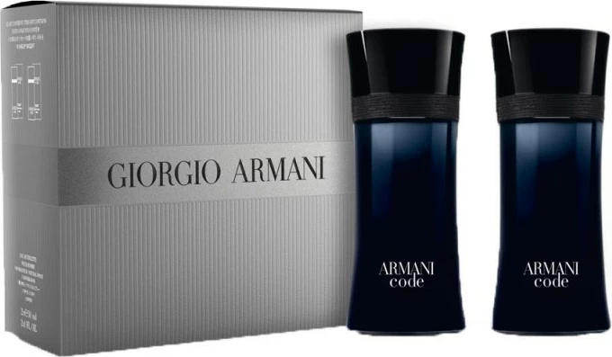 Set Duo Eau De Toilette Giorgio Armani Code, 2 x 30 ml