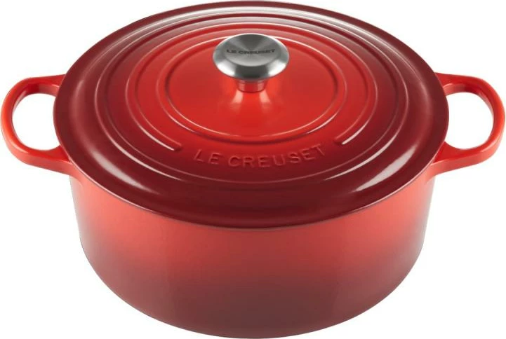 tenxhere gize Le Creuset Signature Roaster 26 cm e rrumbullakët, 21177260602430, e kuqe qershi