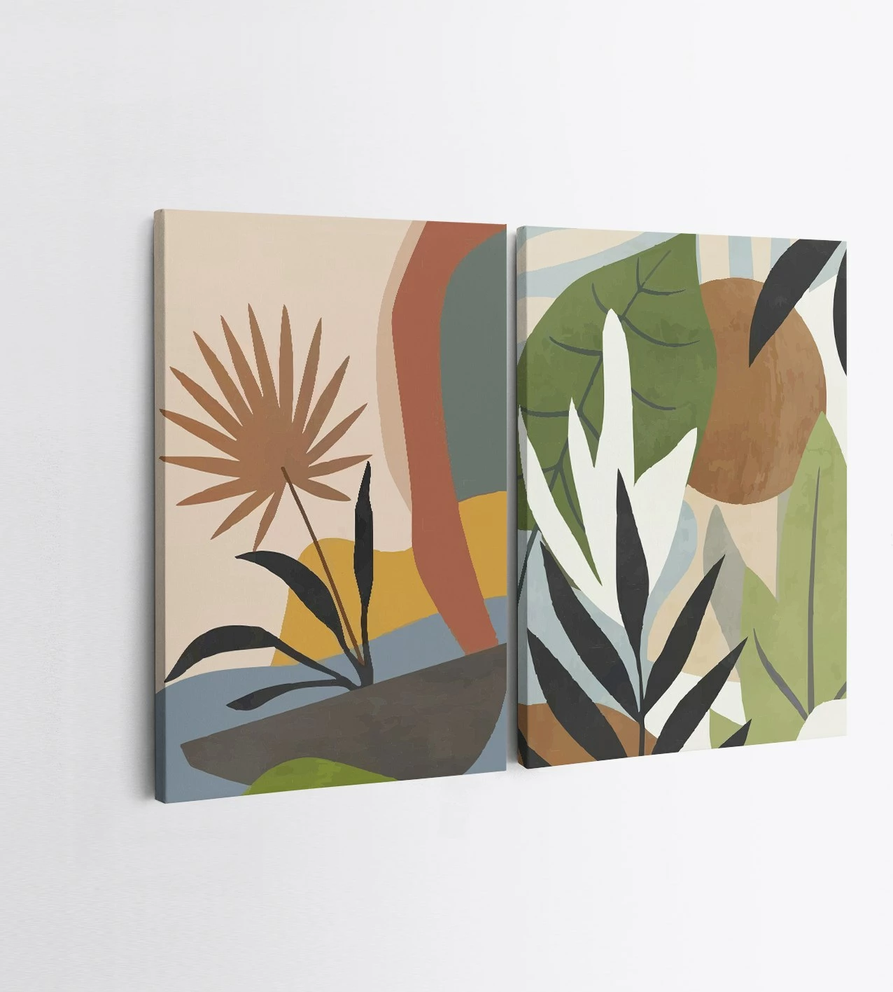 Pikturë dekorative në kanavacë (2 copë), Wallity, 2KNV4316, 50x70 cm