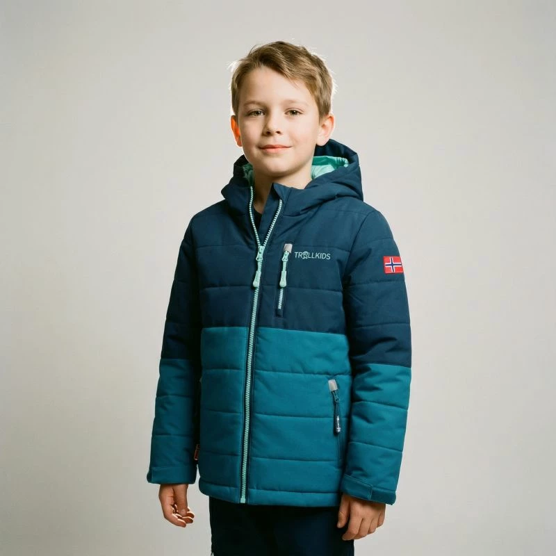 Jakne për fëmijë Trollkids, blu [Madhësia: 164]