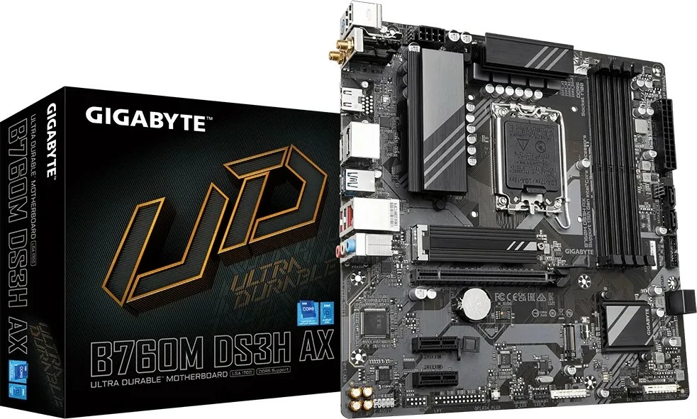 Pllakë amë Gigabyte B760M DS3H AX, mATX