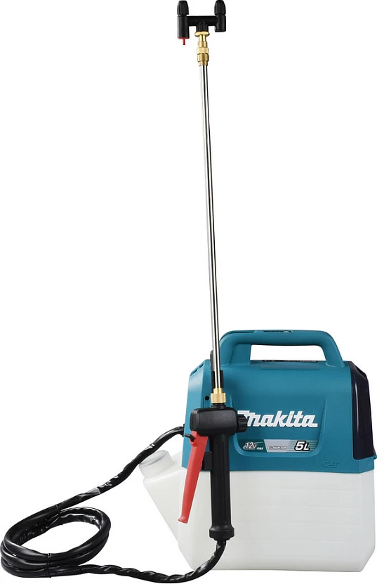 Spërkatës kopshti me bateri Makita US053DZ, 12 V, rezervuar 5 L, 3 bar, zi/tyrkeze