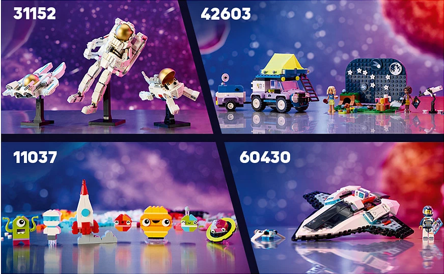 Set ndërtimi LEGO Creator 3in1 Space Astronaut 31152, 647 pjesë, multikolor