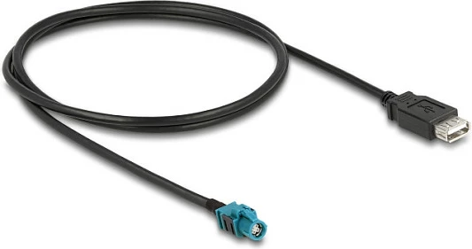Kabllo DeLOCK HSD Z në USB 2.0 Type-A, 1 m, e zezë