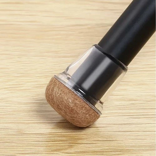 Mbrojtës këmbësh karrige Ruhhy 13-23 mm, PVC+felt, i rrumbullakët, transparent/kafe e çelët, set 4 copë