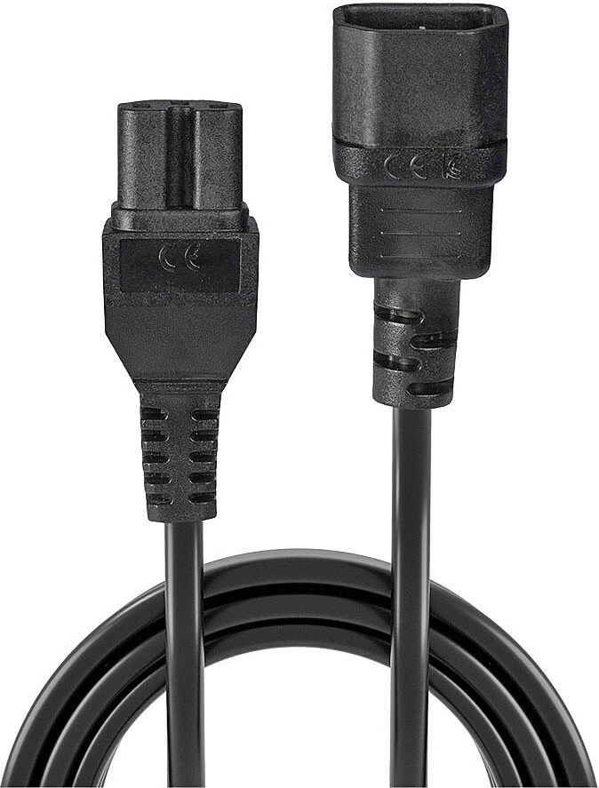 Kabllo energjie LINDY IEC në C15, 2m, e zezë