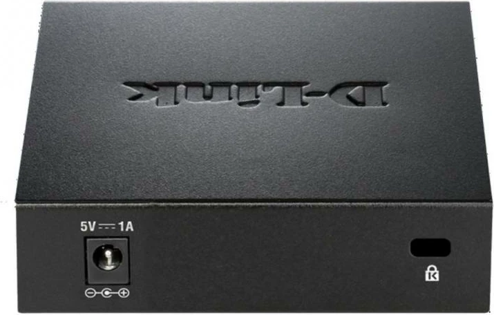 Switch, D-Link, DES-105/E, 5 porta 10/100 Mbps, pa menaxhim, metal, i zi