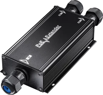 Zgjatës PoE i jashtëm, 2-kanalësh, POE25, IP67, 100m