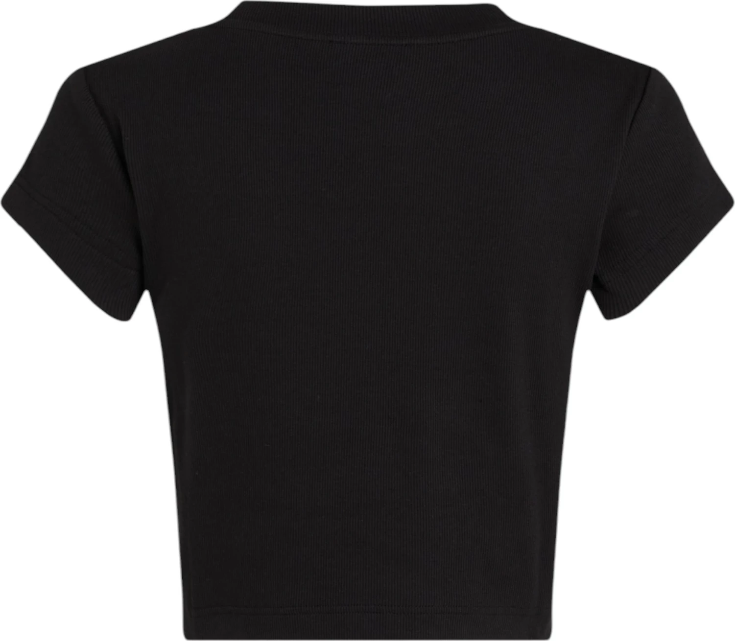 Maicë për femra Calvin Klein Jeans MONOGRAM BABY TEE LV047AB802, e zezë [Madhësia: M]