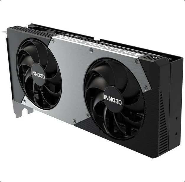 Kartë grafike INNO3D GeForce RTX 5060 Ti TWIN X2, 16GB, Gri