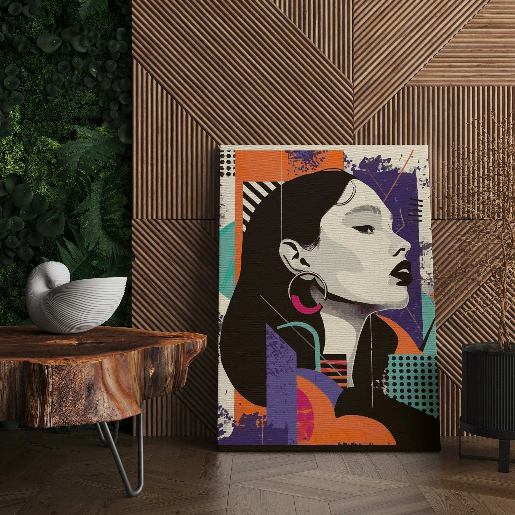 Pikturë dekorative në kanavacë Wallity, ASR_CNV25-5, 70x100cm