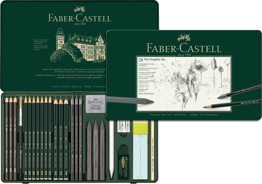 Set lapsa grafiti Faber-Castell 112974, 26 copë