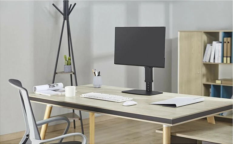 Stativ monitori EQUIP 650126, 17-32", VESA 75x75/100x100, rrotullim 360°, i zi