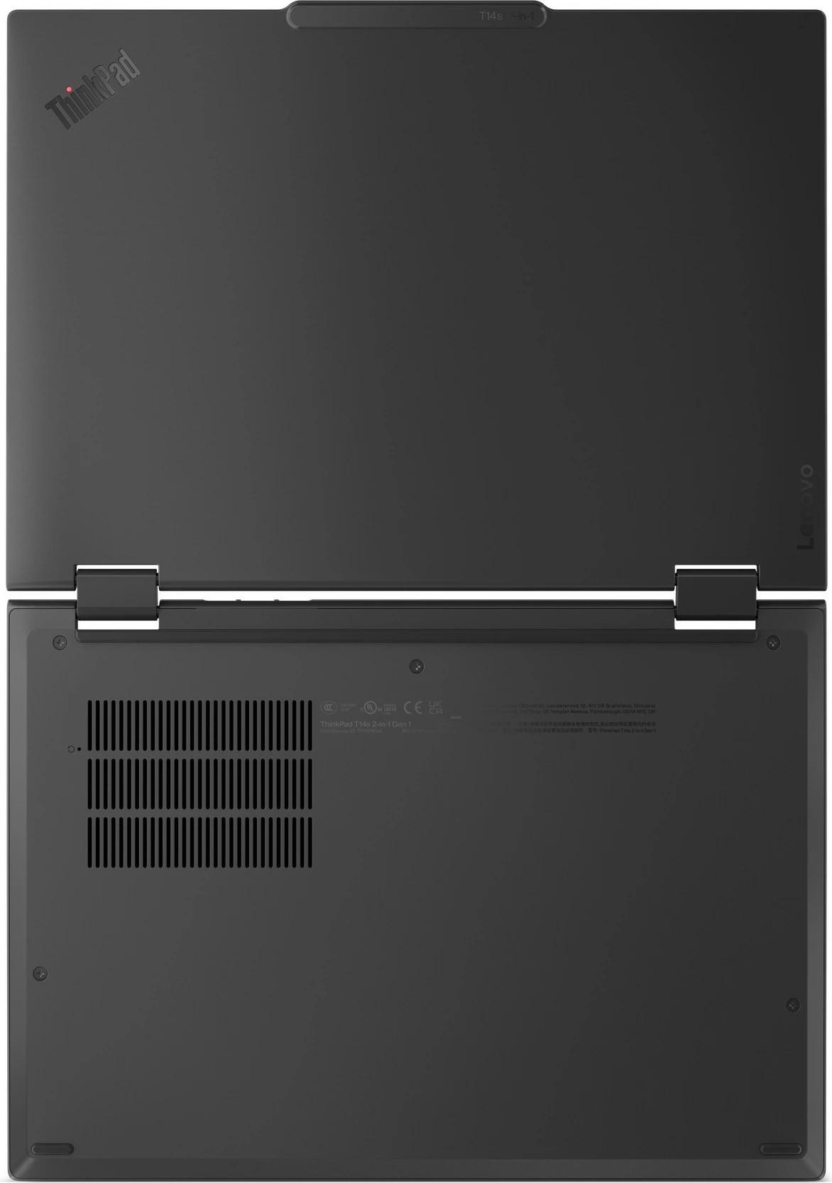 Kompjuter Lenovo ThinkPad T14s 2in1 G1, Ultra7 255U, 32GB RAM, 1TB SSD, 14 inç, Black