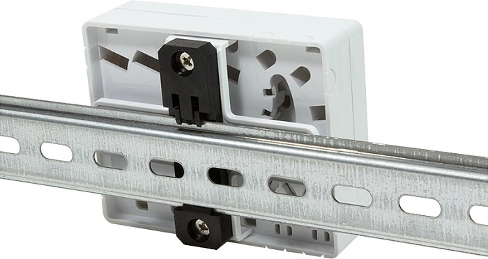 Kuti terminimi FTTH LogiLink, 4 porta, me mbajtës DIN rail, e bardhë