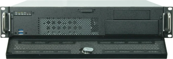 Kasë serveri Chieftec UNC-210M-B, Rack 2U, micro ATX, SECC, e zezë