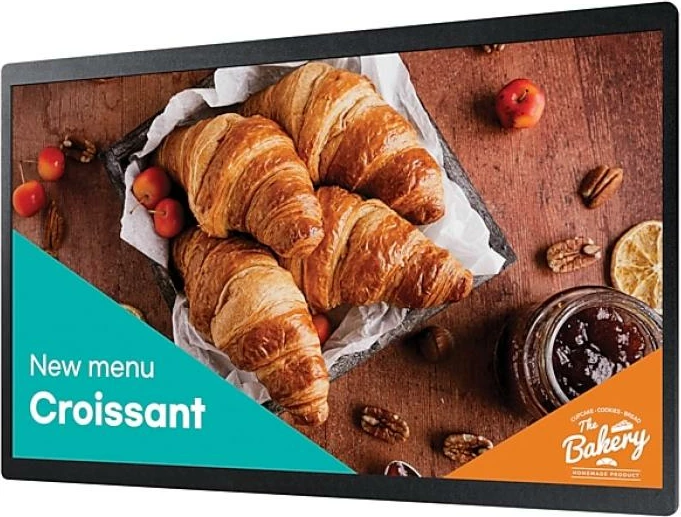 Ekran signage digjital me prekje, Samsung QB24C-T QB24CT (LH24QBCTBGCXEN), 24" Full HD, 10-point multi-touch, Wi-Fi, IP5X, i zi