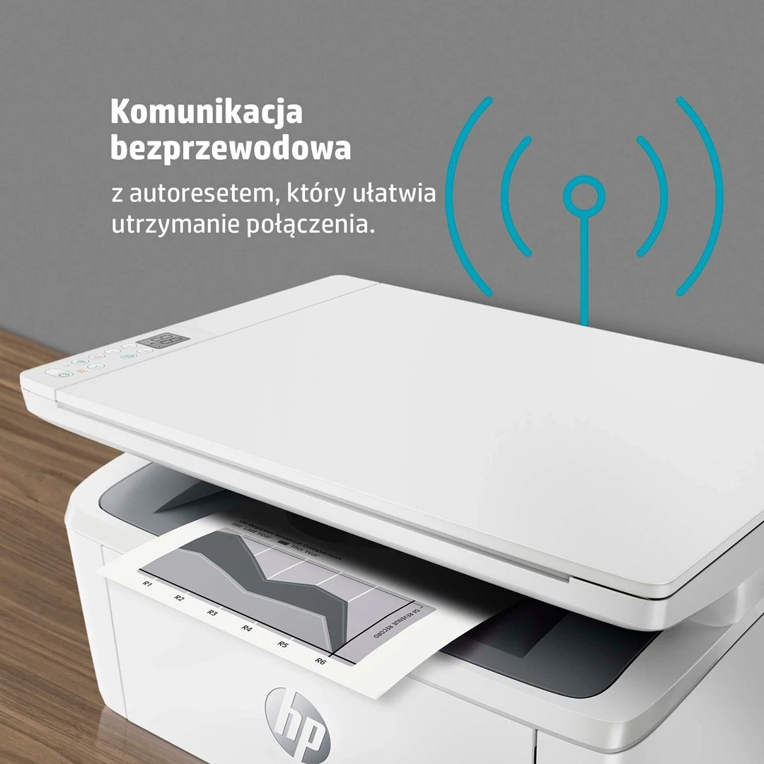 Printer HP LaserJet MFP M140w, i bardhë e zi
