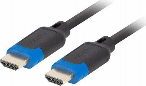 Kabllo HDMI Lanberg CA-HDMI-30CC-0030-BK, HDMI 2.1, 3 m, 8K/60Hz, 48Gb/s, Black