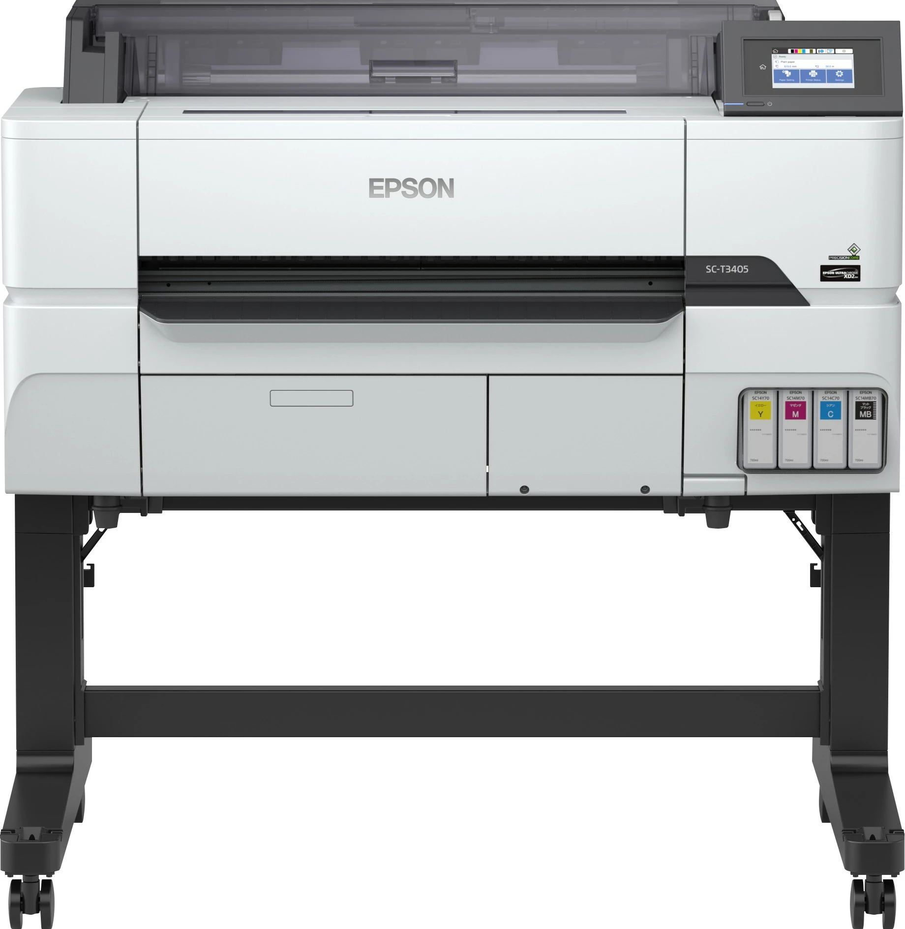 Printer Epson SureColor SC-T3405, format i madh, me ngjyra, Wi-Fi, ekran me prekje