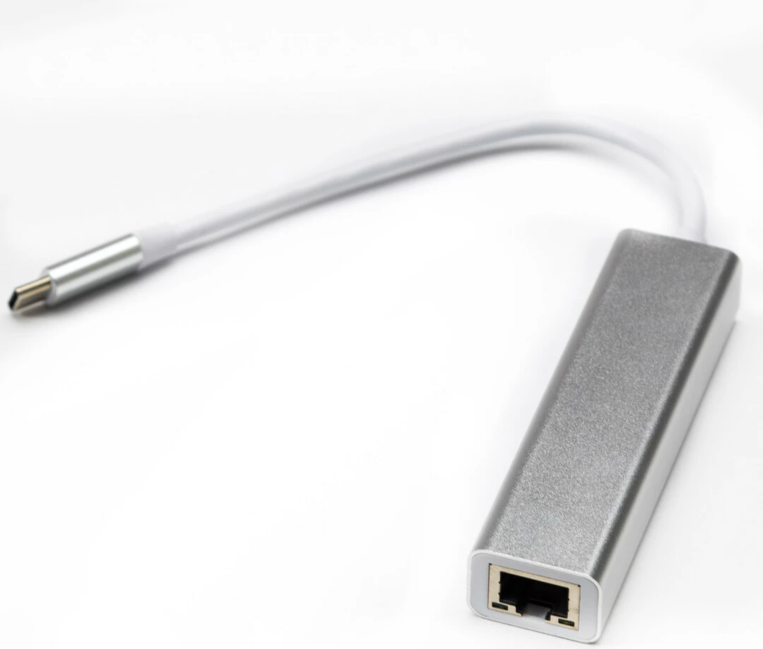 HUB Tech Time Type C nav USB3.2 til RJ45 Ethernet