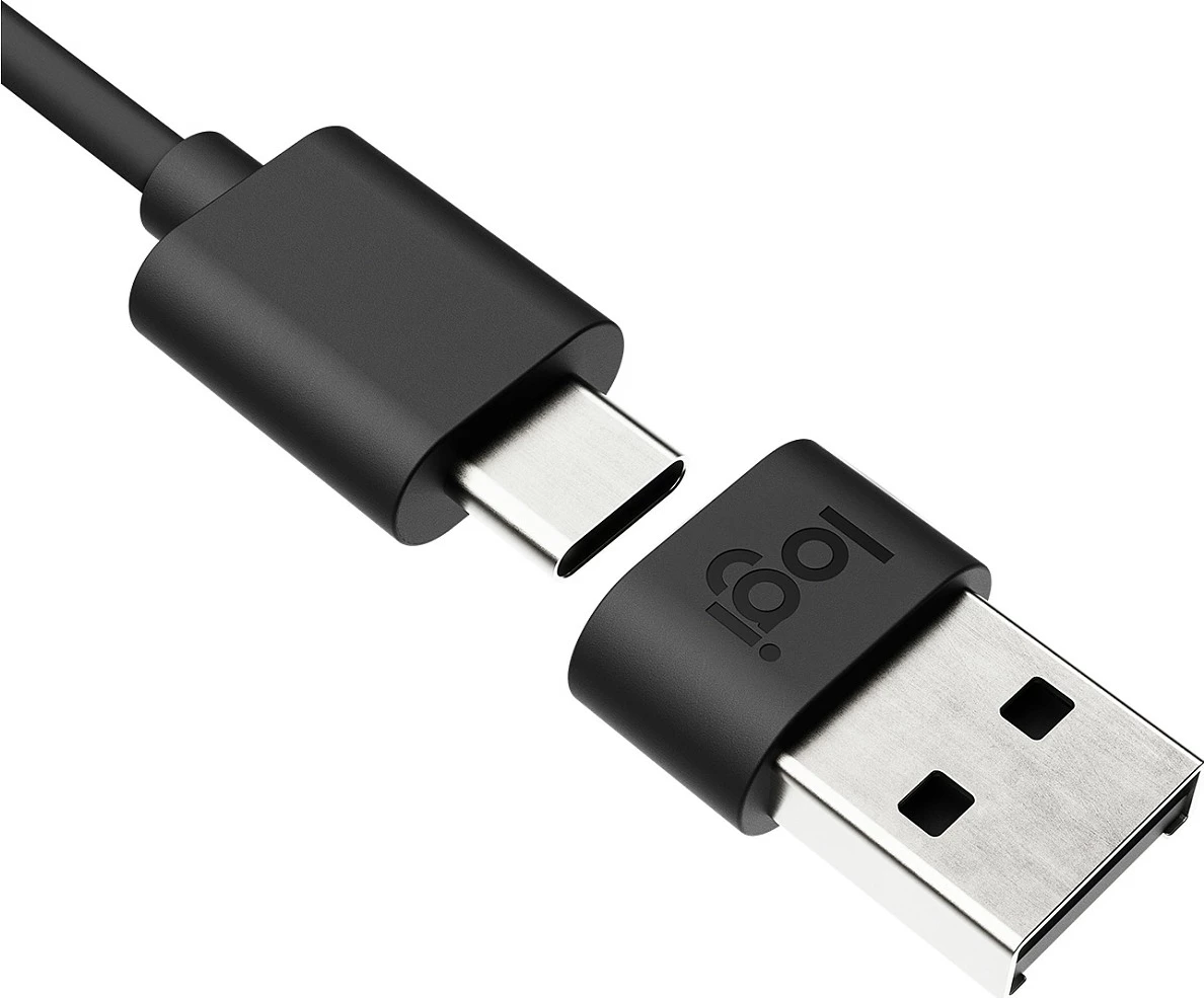 Kufje Logitech Zone Wired UC, USB C, USB A, Grafit