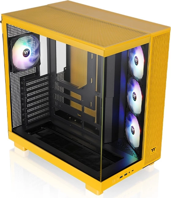 Thermaltake View 380 XL TG ARGB Bumblebee (CA-11E-00M4WN-00) – Kasë Kompjuteri, e verdhë
