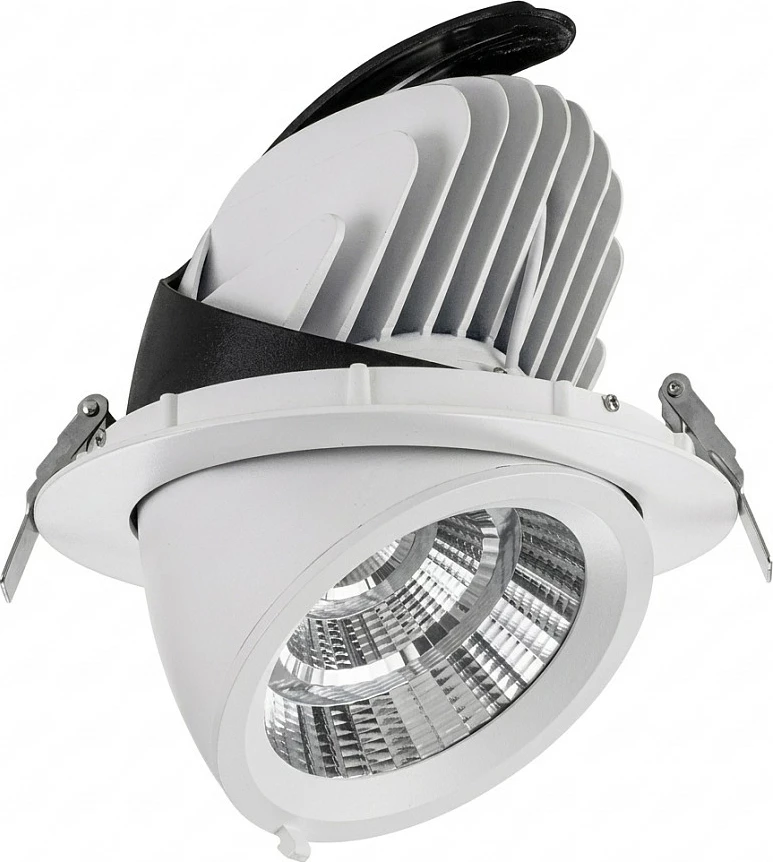 Downlight LED Synergy21 40W, i bardhë, i rrotullueshëm, dritë e ngrohtë