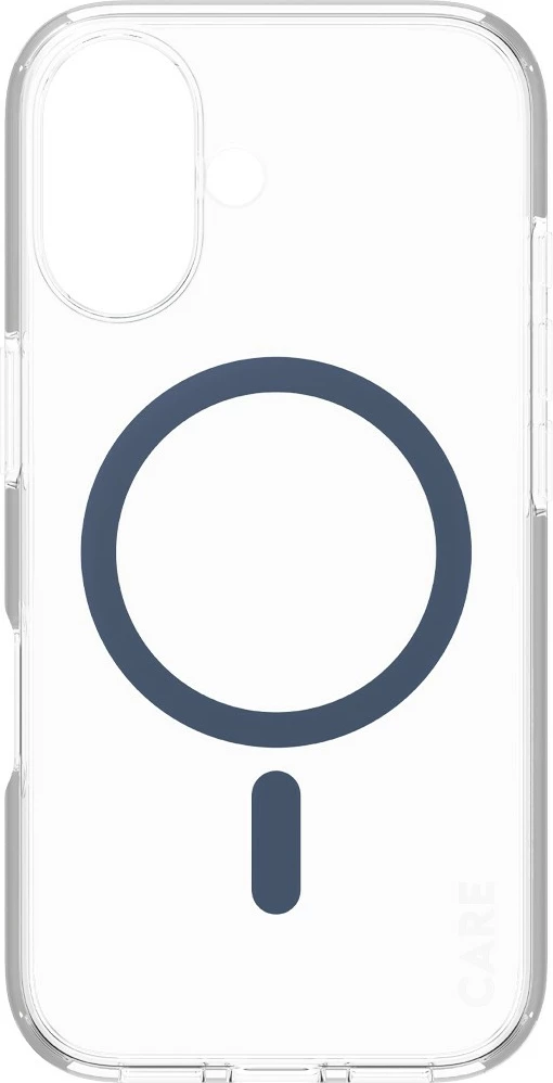 Mbështjellës PanzerGlass CARE Case Flagship MagSAFE për iPhone 16, transparent, blue