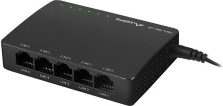 Switch Lanberg DSP2-1005-12V, 5 Porte, 1GB/s