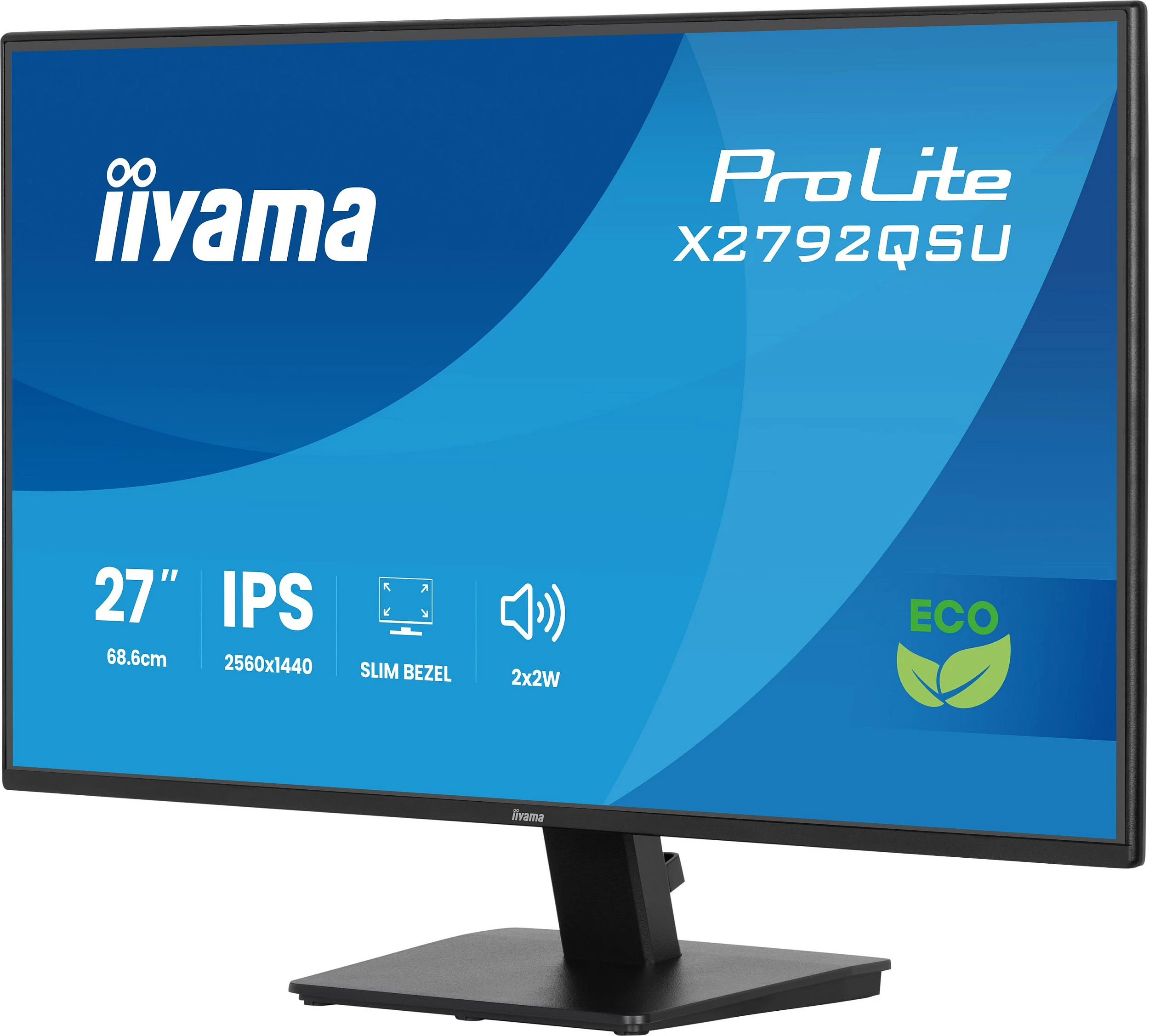 Monitor iiyama ProLite X2792QSU-B1, 27", QHD 2560×1440, IPS, FreeSync, i zi
