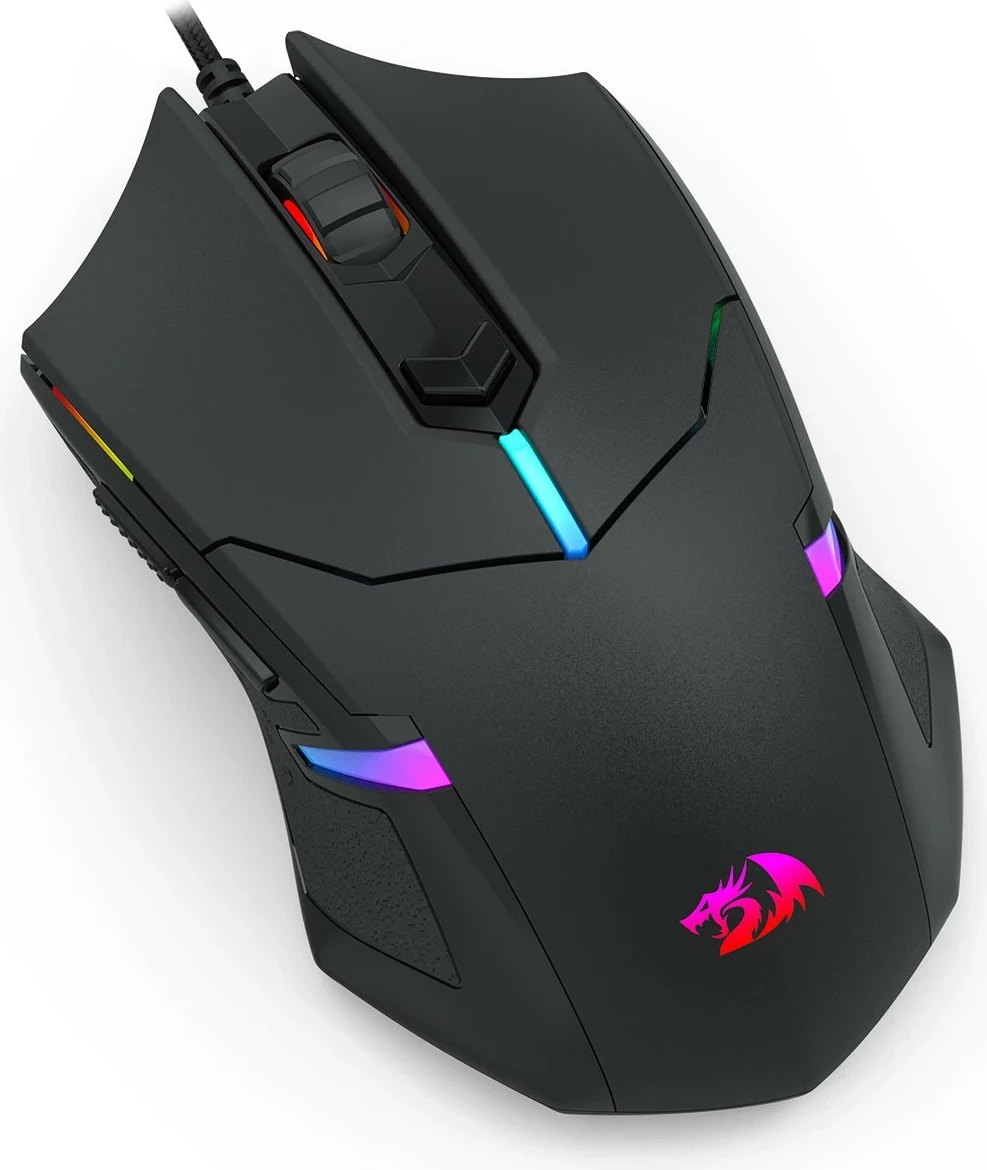 Set gaming Redragon S101-BA-3, tastierë me drita RGB, maus 7200 DPI, kufje, mauspad, e zezë