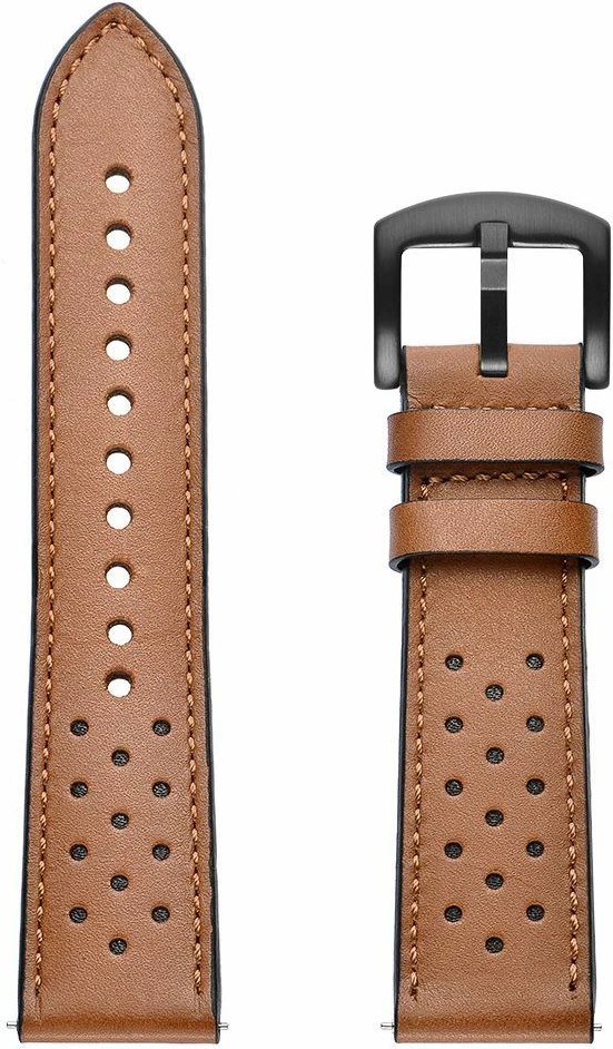 Rrip lëkure për smartwatch Tech-Protect për Samsung Galaxy Watch 4/5/5 Pro/6/7/FE, Kafe