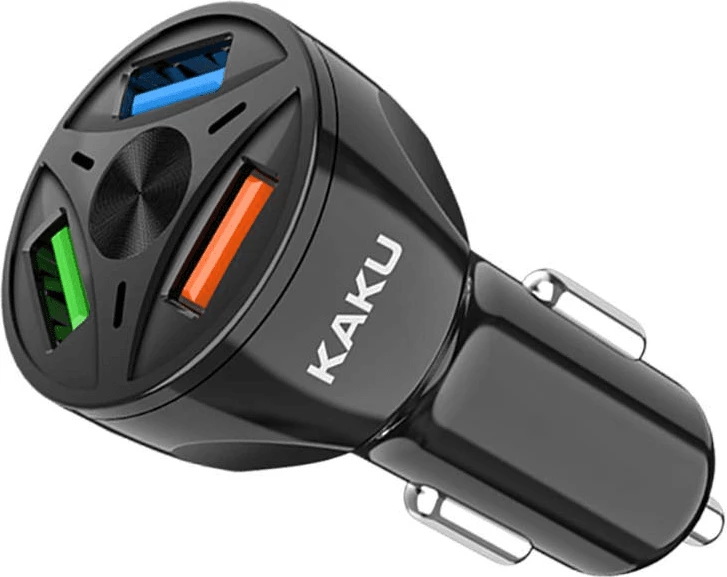 Karikues për veturë Kaku KSC-486 QC 3.0 20W 3x USB, i zi