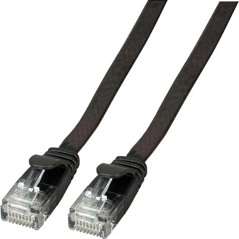 Kabllo rrjeti EFB Elektronik K8107SW.5 Cat6a 5m RJ-45 10GbE, e zezë