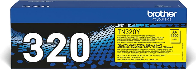 Toner Brother TN-320Y, 1500 faqe, Yellow