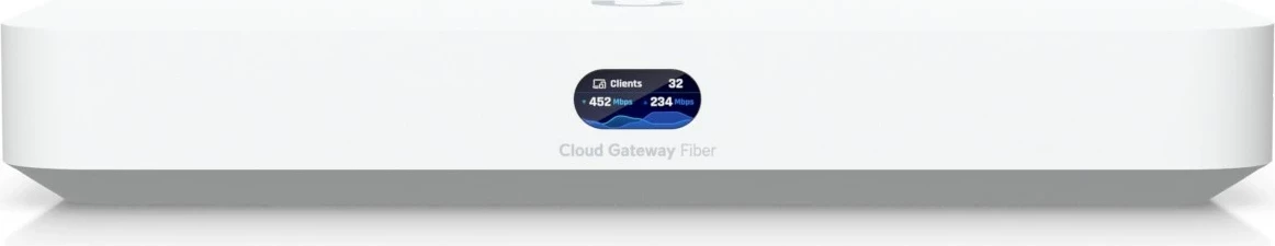 Gateway Ubiquiti UCG-Fiber, 30W, 10/100/1000/2500/10000 Mbit/s, i bardhë