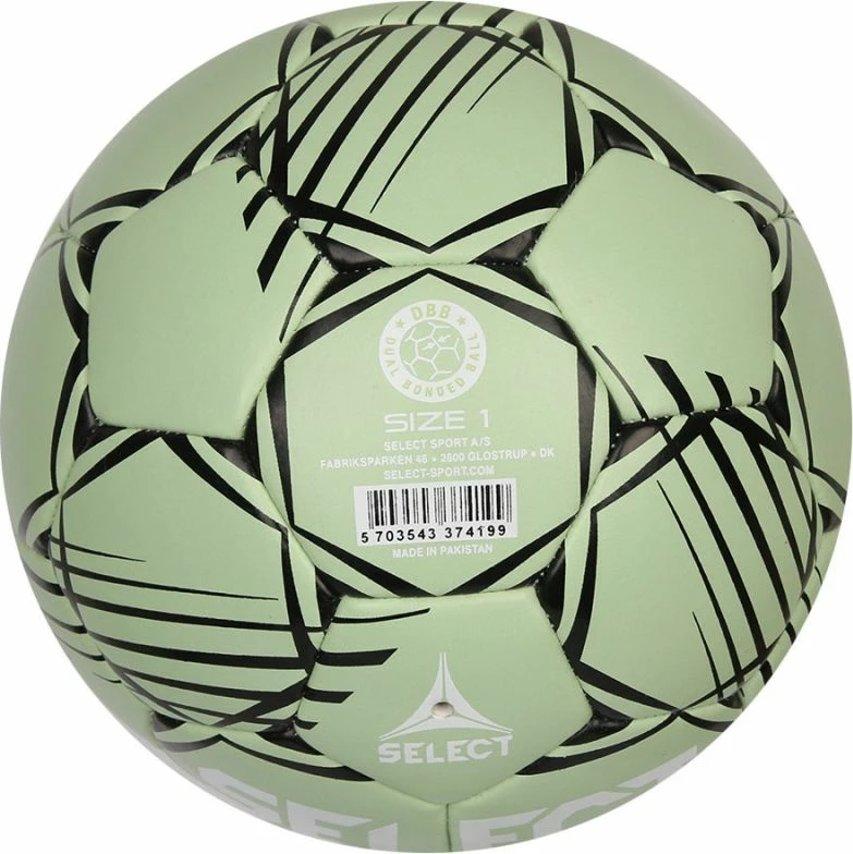 Top handbolli Select për të gjithë, e zezë/jeshile [Madhësia: 1]