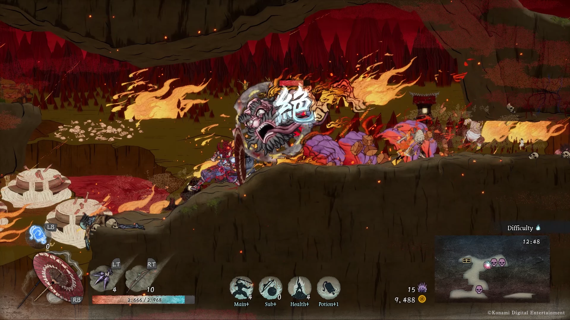 Lojë Konami GetsuFumaDen: Undying Moon për Nintendo Switch