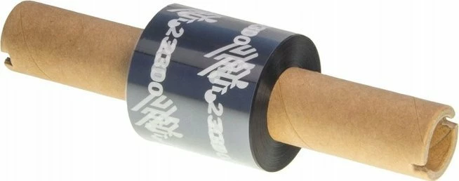 Shirit termotransfer (wax) Zebra ZipShip 2300 02300GS03307, 33 mm x 74 m, i zi, 1 copë