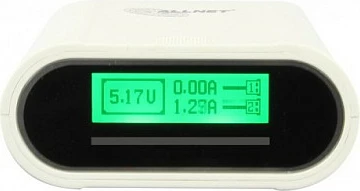 Powerbank ALLNET ALL-PB103, LCD, 2x USB-A, micro-USB + USB-C, i bardhë