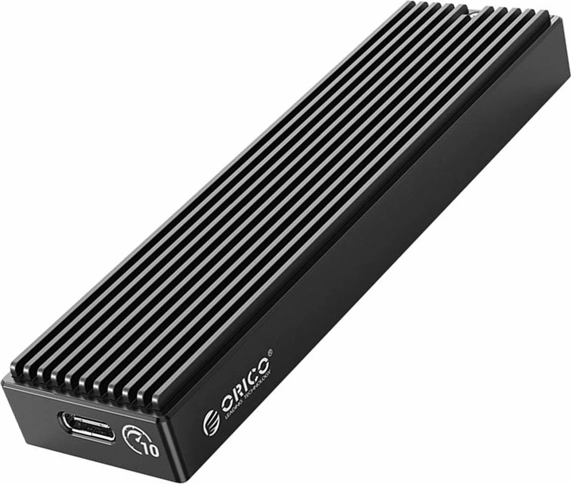 Kasë eksternë për SSD M.2 NVMe Orico M2PV-C3-BK-BP-HW, USB-C 3.2 Gen 2 10Gbps, deri 2TB, me 2 kabllo, e zezë
