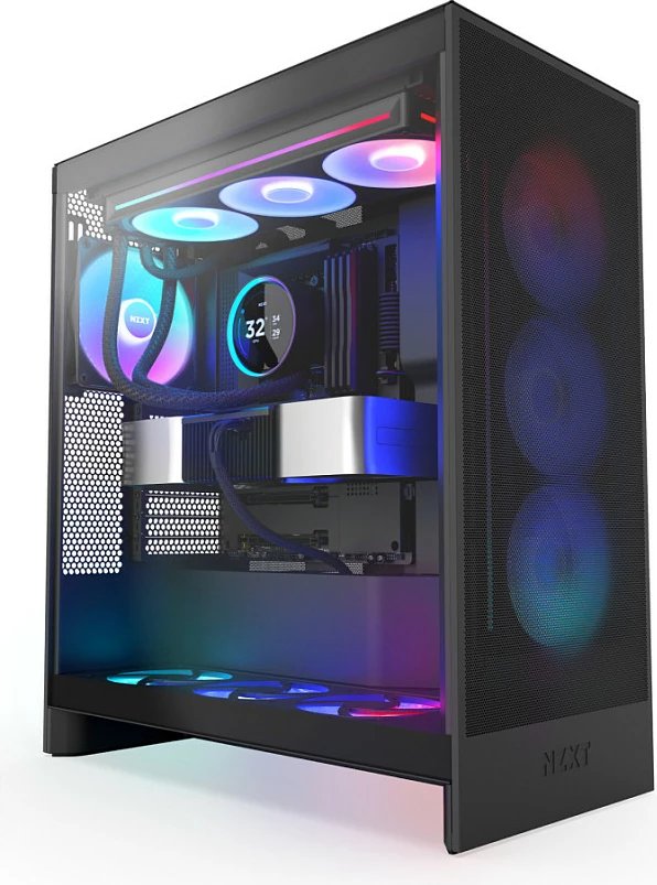 Ftohës uji AIO NZXT Kraken Elite V2 360 RGB RL-KR36E-B2, me LCD Display, i zi