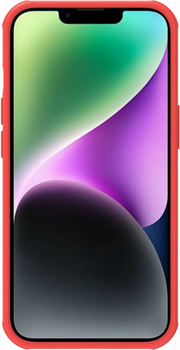 Mbështjellës Nillkin Super Frosted Shield Pro për iPhone 14 Plus, i kuq