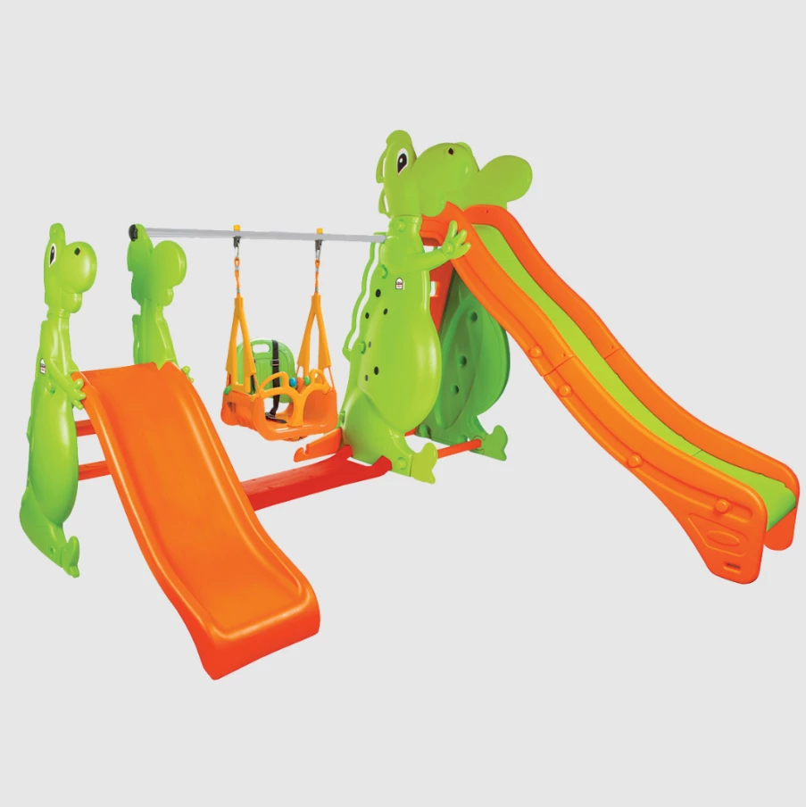 Rrëshqitës për fëmijë Pilsan Dino Slide and Swing Set