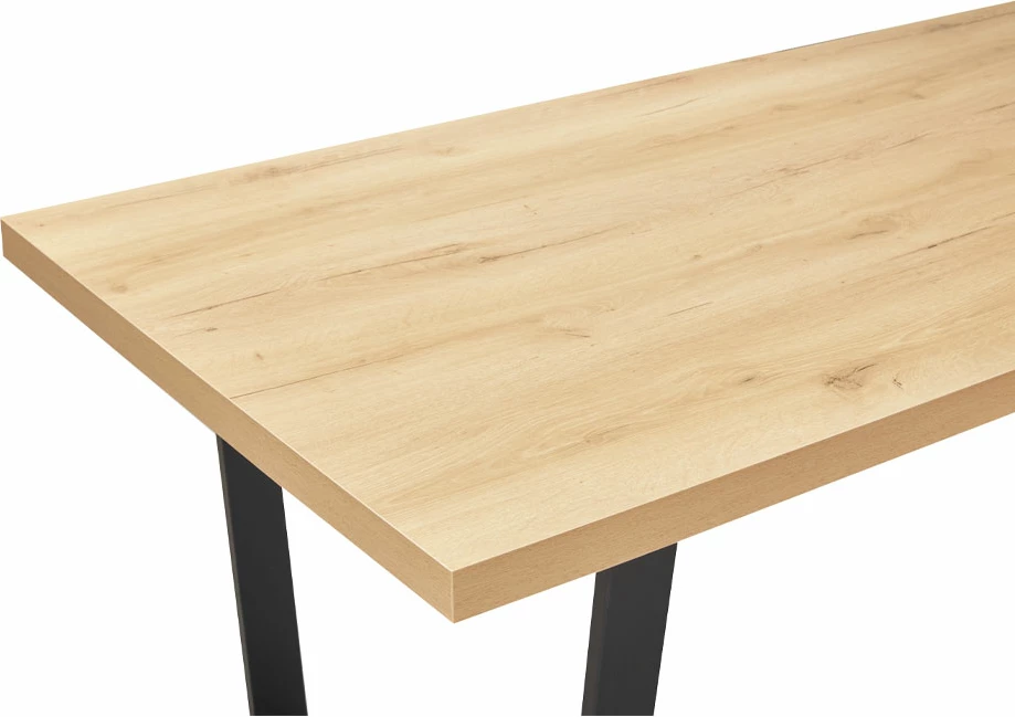 Tavolinë Cubius, ngjyrë natyrale, 200x100x76cm
