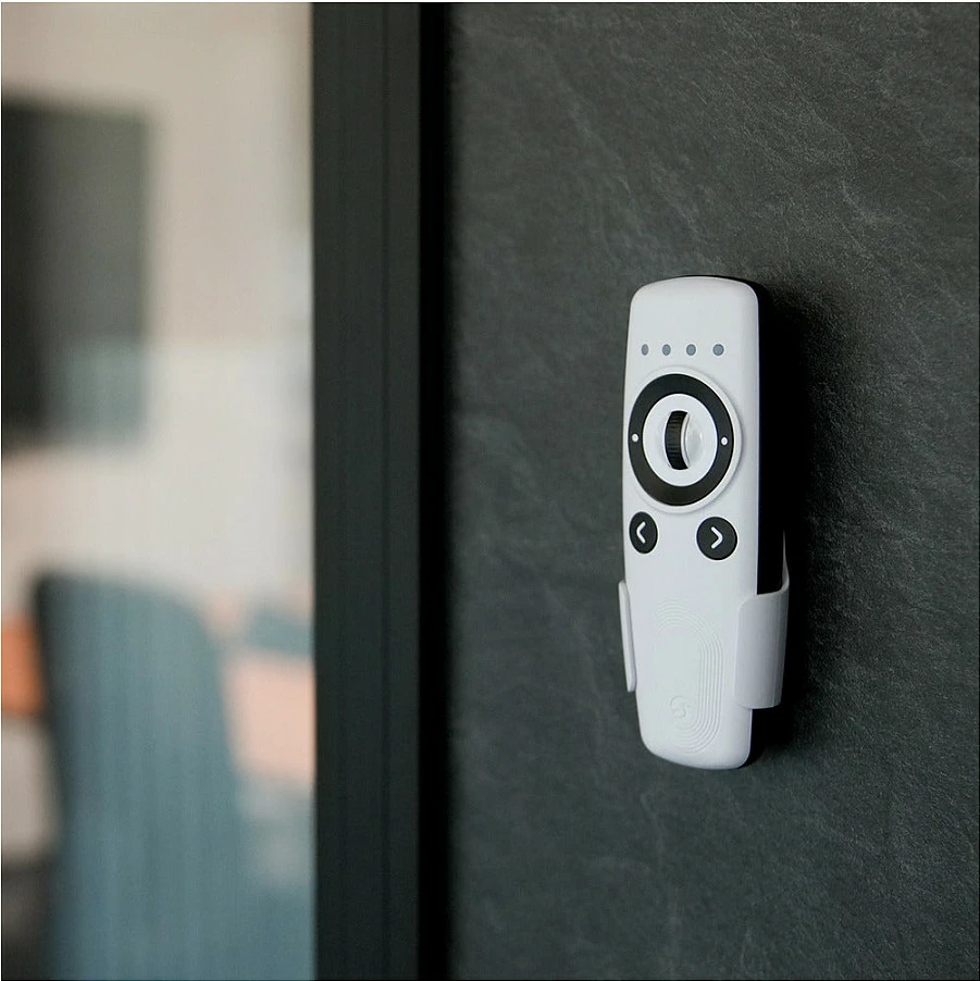 Telekomandë Shelly Blu Remote Control ZB, ZigBee, 4 kanale, Bluetooth 5.0, gri