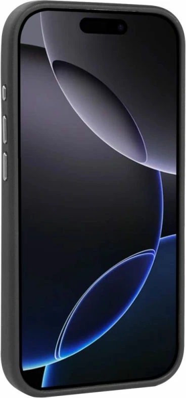 Kapak telefoni Audi R8 Genuine Leather për iPhone 17, zi e kuqe